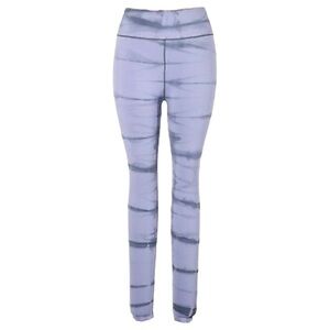 Zella Tie Dye Blue Thistle Seamless Leggings Size XL NWT